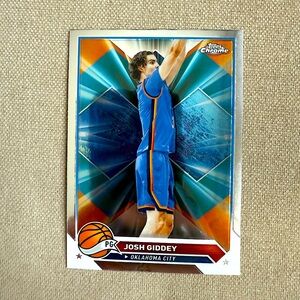 Josh Giddy 2024 Topps Chrome OKC Thunder  NBA Basketball Card Sports
